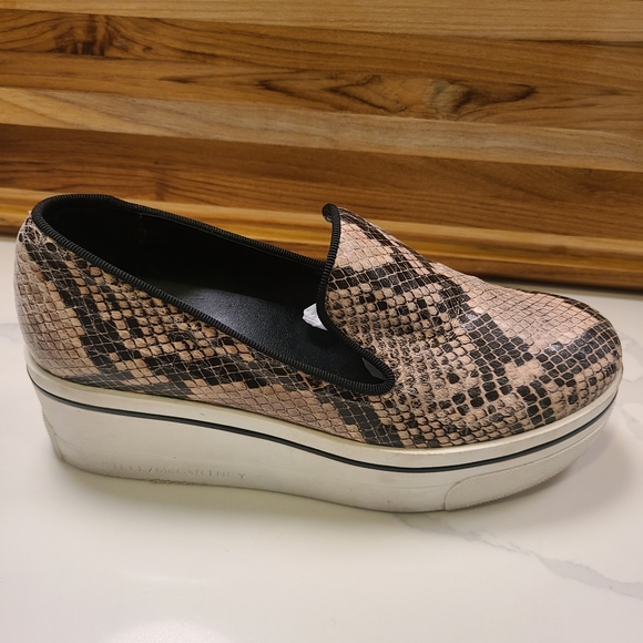 Stella McCartney Binx Python Slip-On Platform Shoes Size 36 - Picture 6 of 16